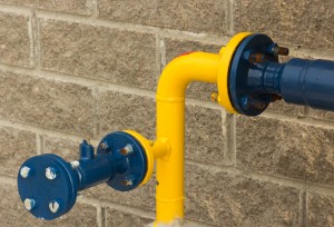 residential gas line connection